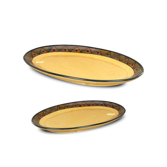 Ceramic Oval Platter Coupe GYLM