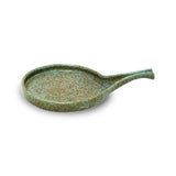 Ceramic Platter Frypan Grey Speckles