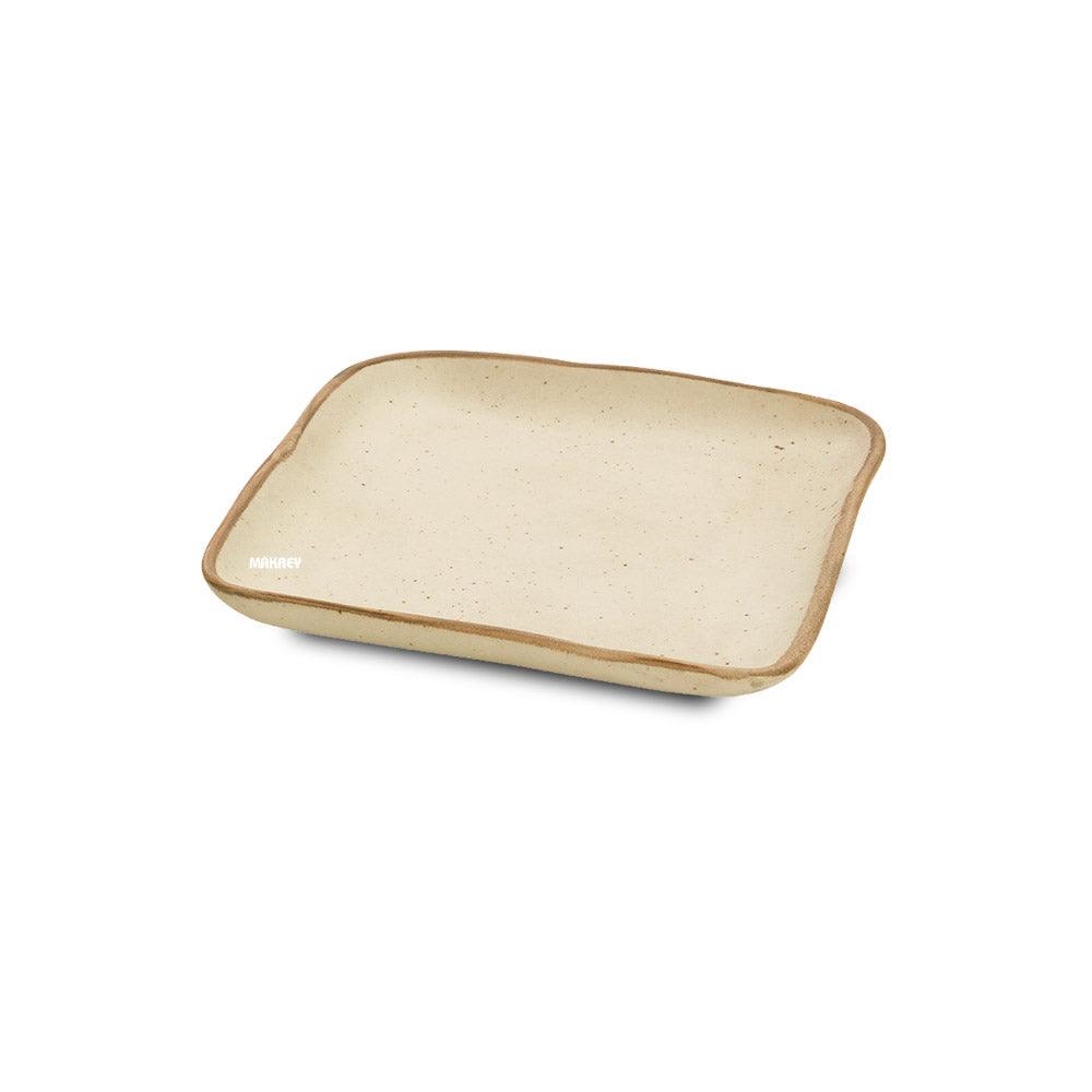 Ceramic Small Plate SQ 5.75" CMD