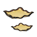 Ceramic Platter SQ Wavy CT92 GYLM
