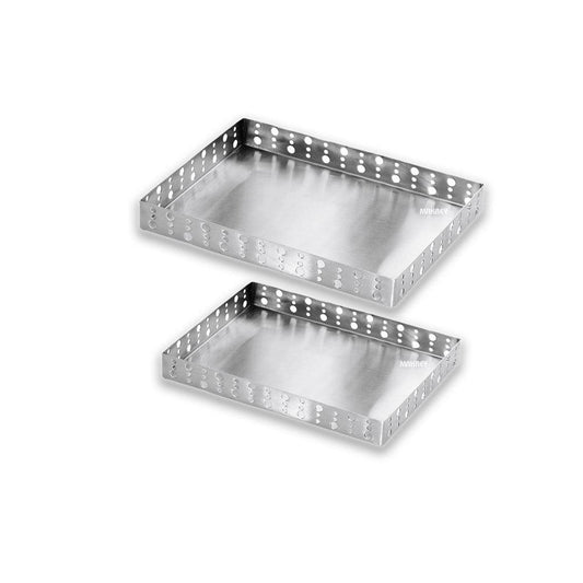 SS Rectangle Tray w/Holes