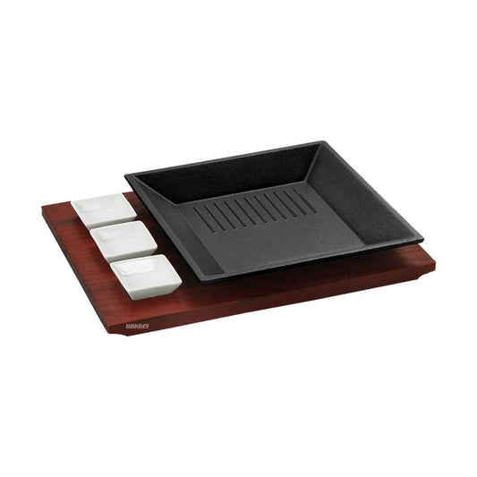 Wood Sizzler Rectangle w/3Dips