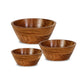 Wood Basket Bowl-shape S/h