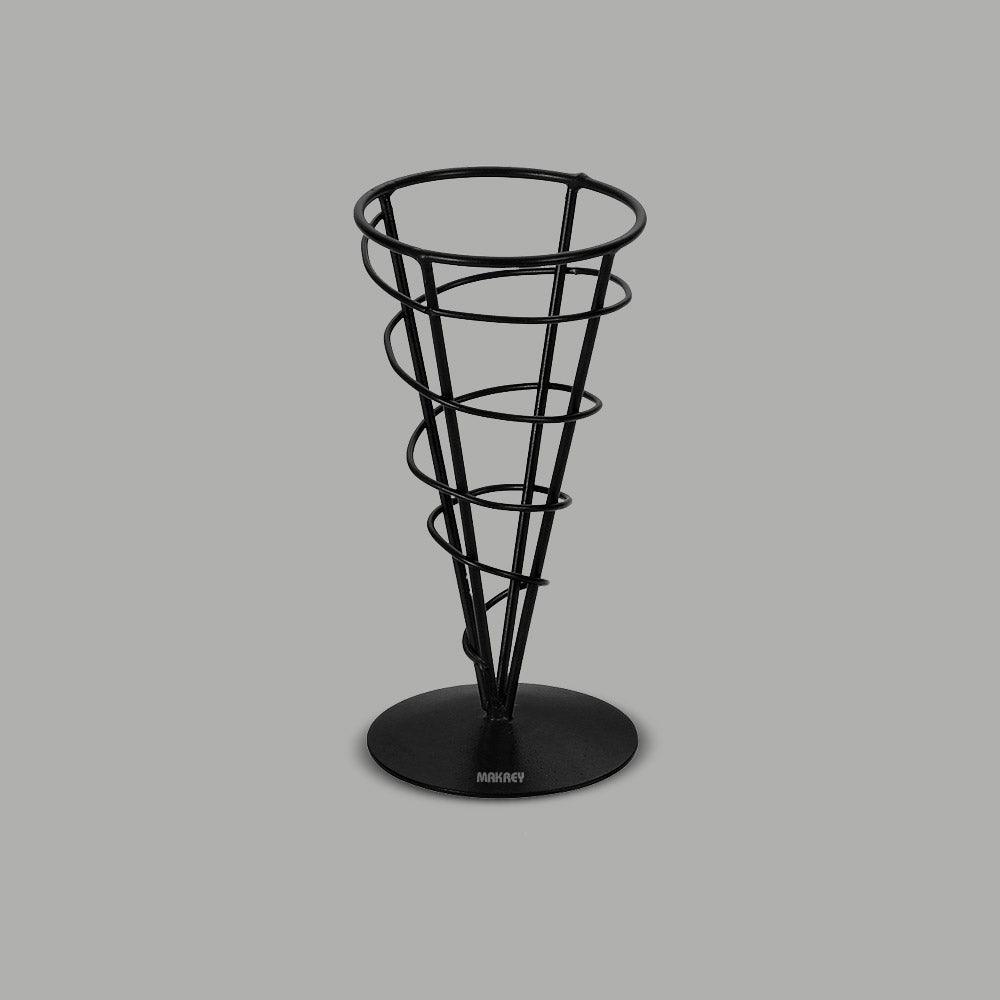 WI Fry Cones 6"H Blk